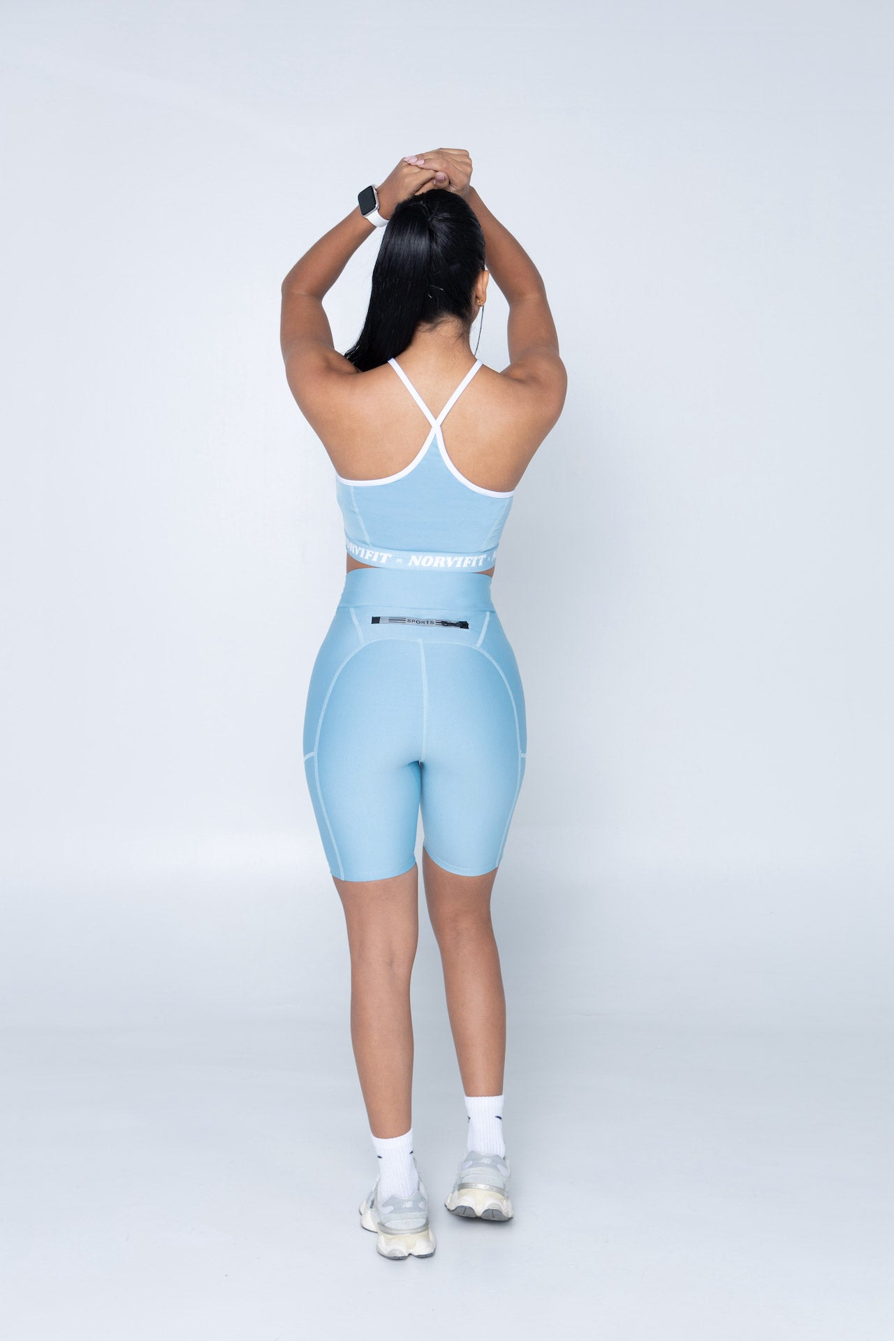 Light Blue Biker Set