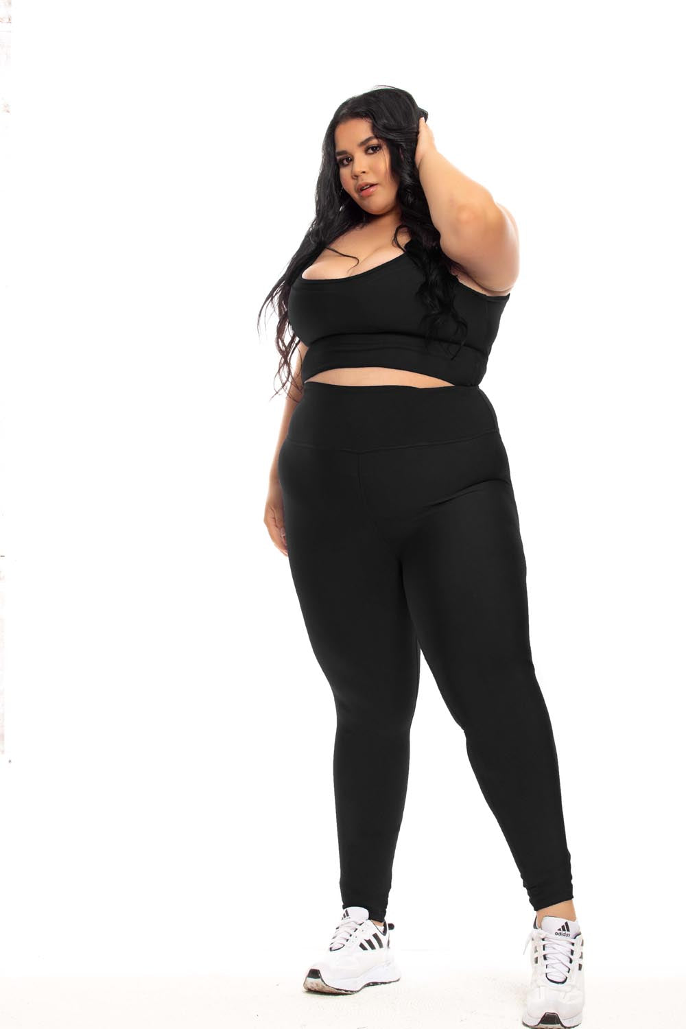 Black leggings set