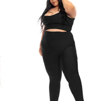 Black leggings set